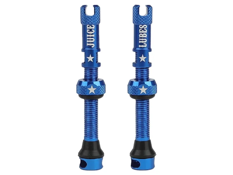 Juice Lubes Tubeless Valves 48mm in Blue