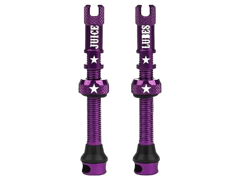 Juice Lubes Tubeless Valves 48mm in Purple