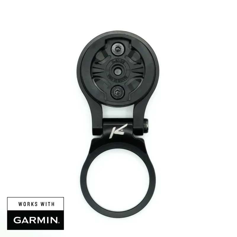 K-Edge Garmin Race Stem Mount Adjustable in Black Anodised-1