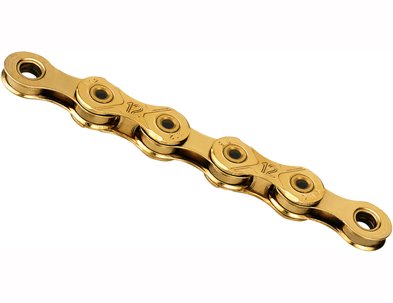 KMC X12L Pre-waxed Chain 126L in Ti-N Gold