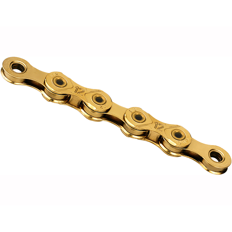 Balfes Bikes Kmc KMC X12L Pre-waxed Chain 126L in Ti-N Gold | Free postage over £30, £10 off first order, price match & 0% finance.