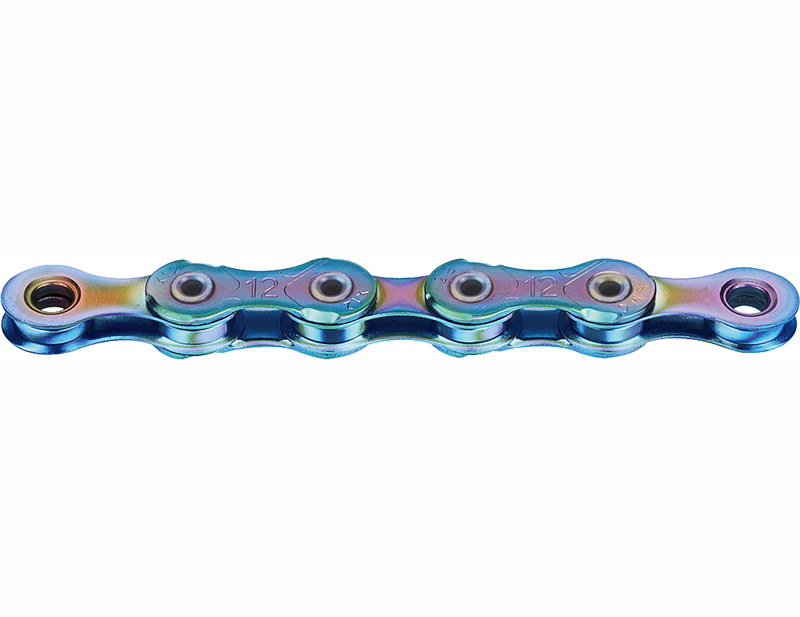 KMC X12L Pre-Waxed Aurora 12 Speed Chain 126L in Light Blue-1