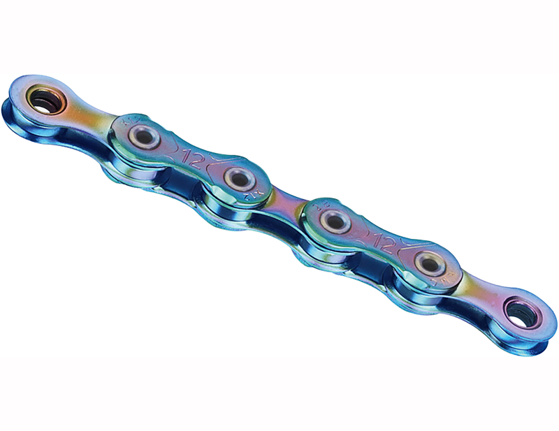 KMC X12L Pre-Waxed Aurora 12 Speed Chain 126L in Light Blue