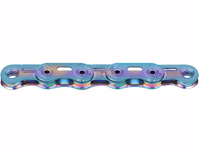 KMC X Flat SL Pre-Waxed Aurora SRAM 12/13x Chain in Blue