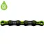 KMC X11 DLC Pre-waxed Chain 118L in Black/Apple Green