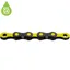 KMC X12 DLC Pre-waxed Chain 126L in Black/Yellow