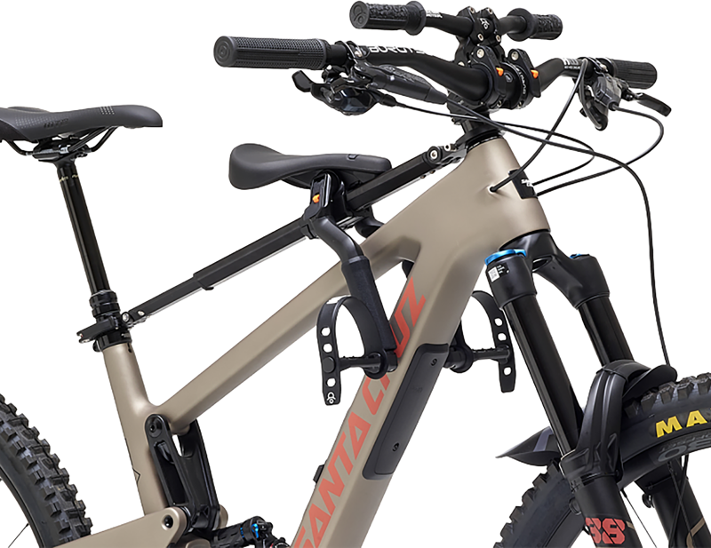 Kids Ride Shotgun Shotgun Pro II Front Mount Child Bike Seat and Handlebars Combo in Black