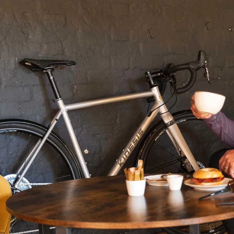 Kinesis 4S Apex Road Bike 2026 in Silver Mist-12