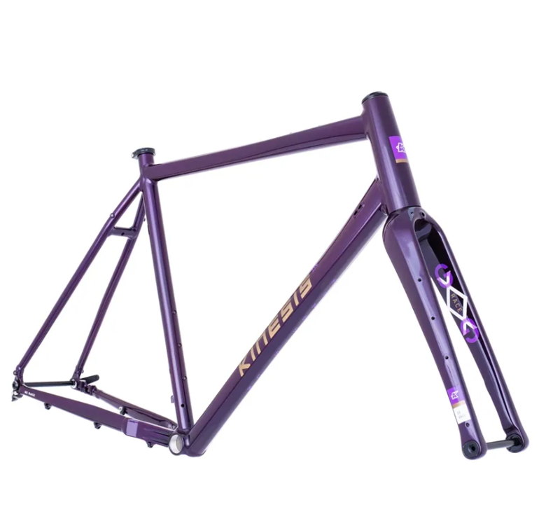 Kinesis GX Race Gravel Bike Frameset 2023 in Purple-1