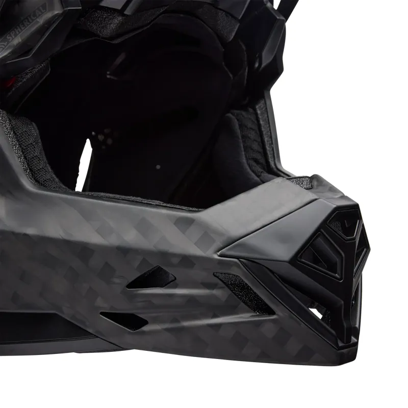 Bell Full-10 Spherical Solid Full Face Helmet in Matte Black-6