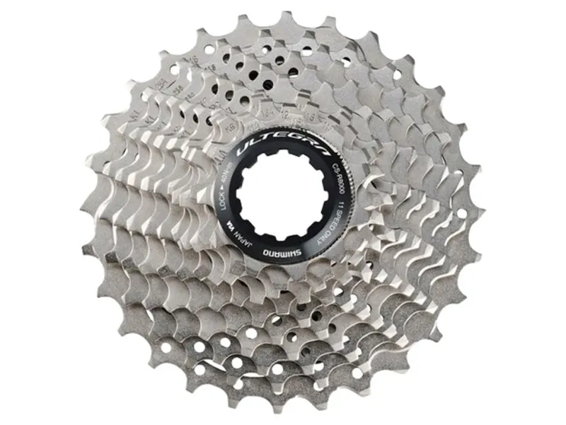 Shimano Ultegra CS-R8000 11-Speed 11-30T Cassette OE Stock in Silver