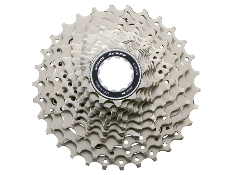 Shimano 105 CS-R7000 11-Speed 11-32T Cassette OE Stock in Silver