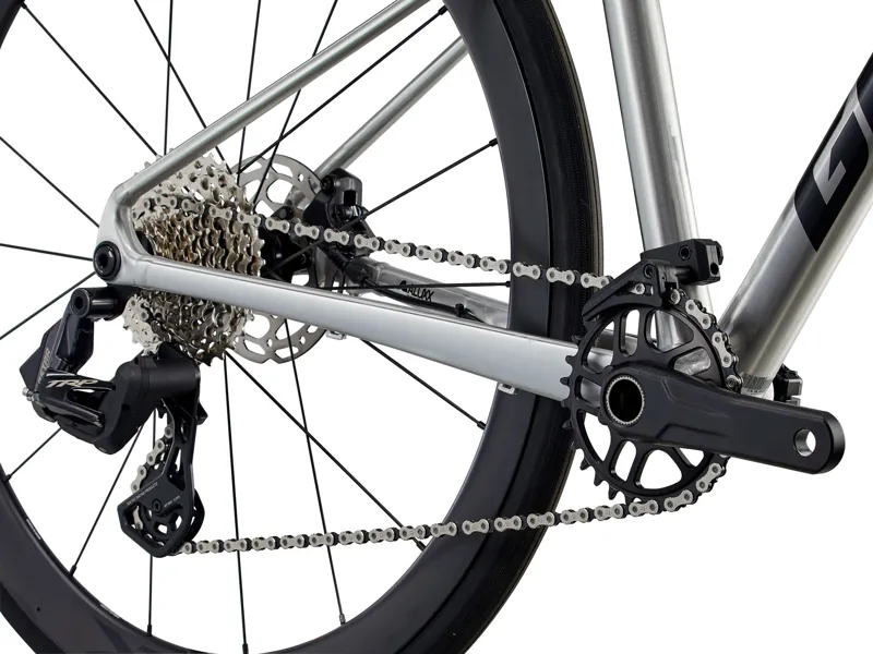 Giant Seek 1 Kids Road Bike 2026 in Raw Aluminum-4