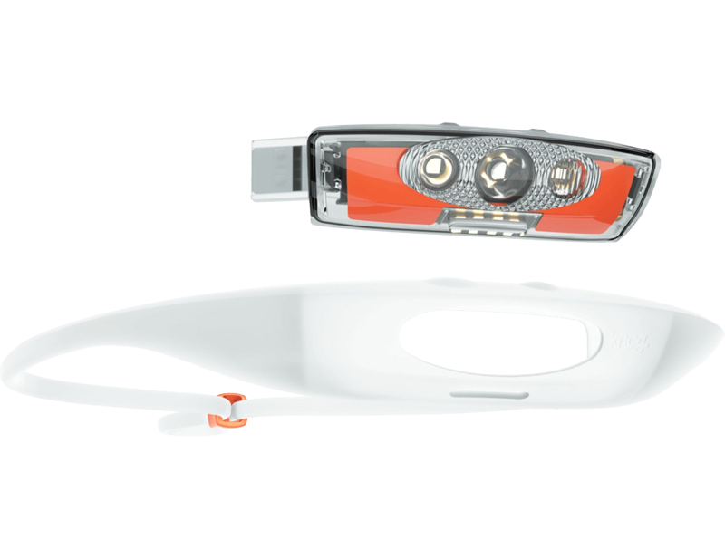 Knog Bandicoot Run 250 Head Lamp in Coral-2