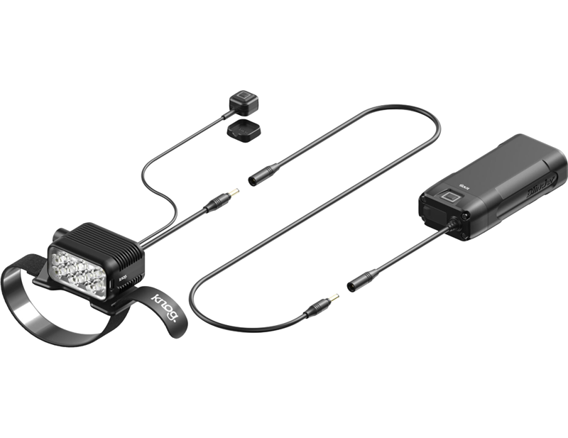 Knog Blinder X 1800 Front Helmet Light and Battery 10000mAh in Black-4