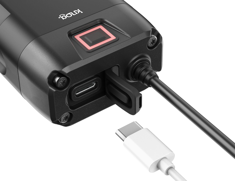 Knog Blinder X 1800 Front Helmet Light and Battery 10000mAh in Black-7