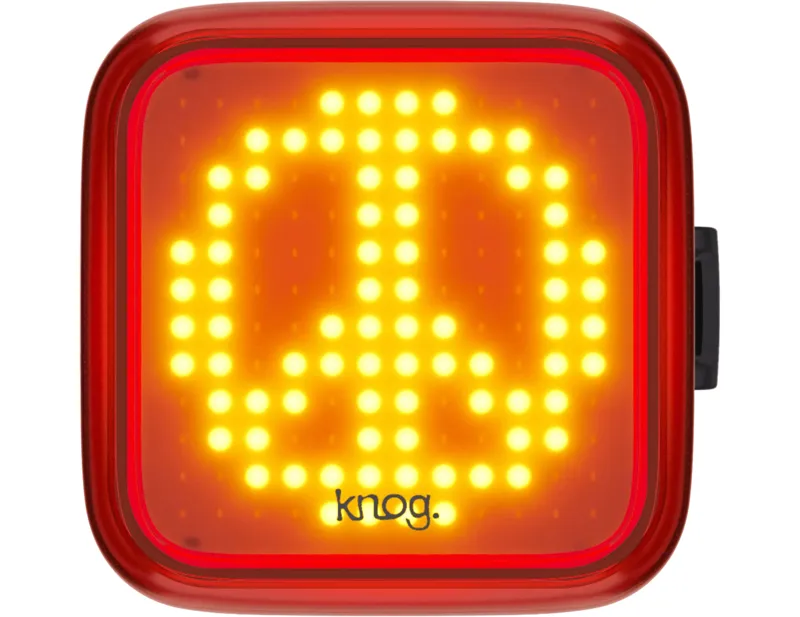 Balfes Bikes Knog Blinder Peace Rear Light in Black | Free postage over £30, £10 off first order, price match & 0% finance.