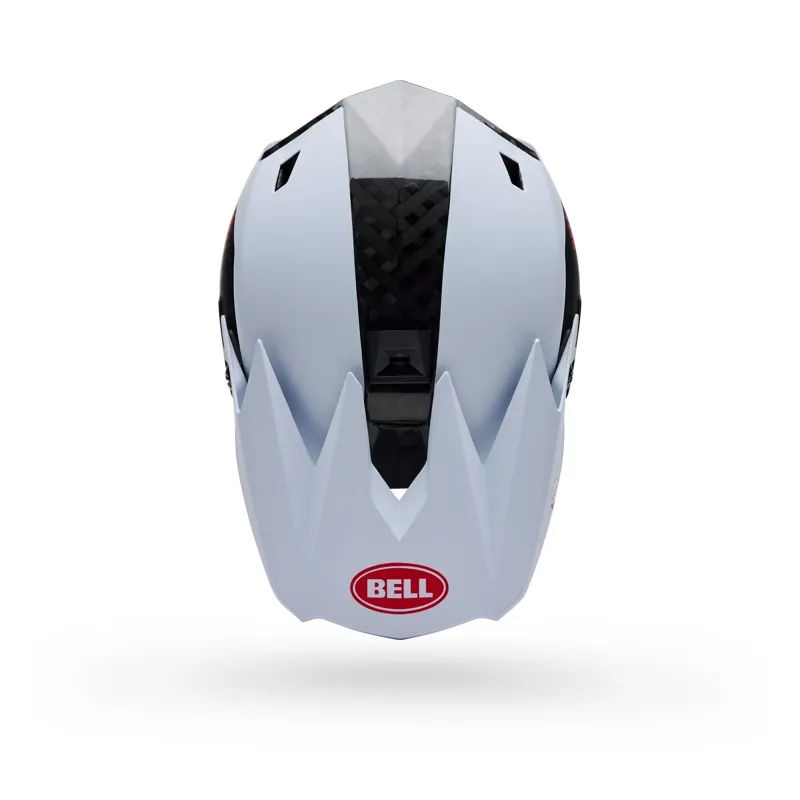 Bell Full-10 Spherical Peak Full Face Helmet in White-4