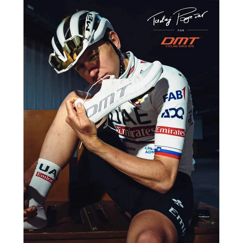 DMT Pogi Road Shoes in White-1