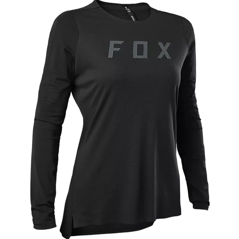 Fox Racing Women's Flexair Pro Long Sleeve Jersey in Black