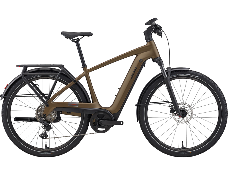 Balfes Bikes Giant Explore E+ 3 Double Diamond Electric Hybrid Bike 2026 in Pyrite Brown | Free postage over £30, £10 off first order, price match & 0% finance.
