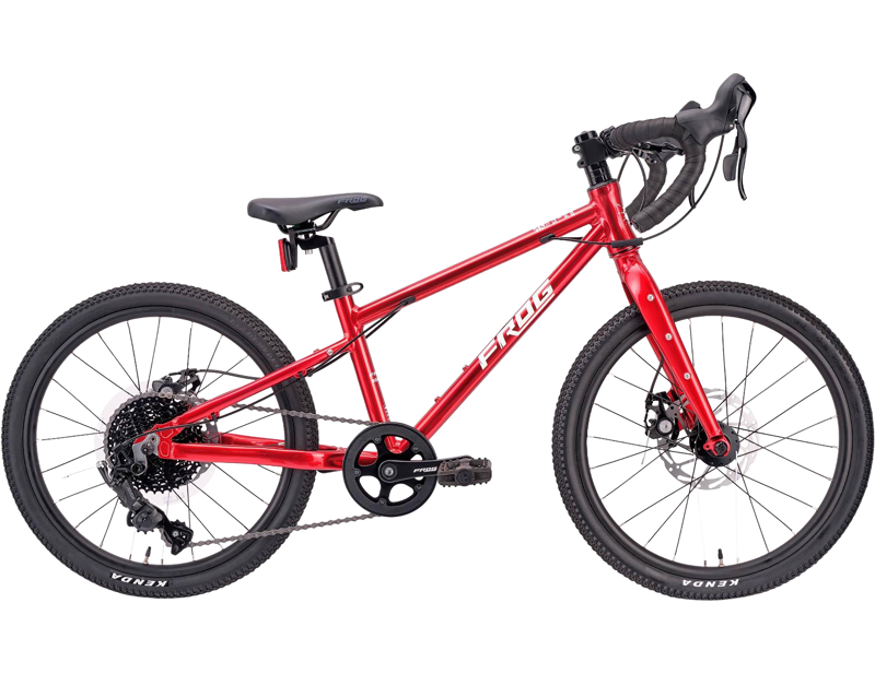 Balfes Bikes Frog Bikes Frog Gravel 53 Kids Gravel Bike 2026 in Racing Red | Free postage over £30, £10 off first order, price match & 0% finance.