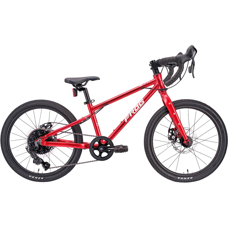 Balfes Bikes Frog Bikes Frog Gravel 53 Kids Gravel Bike 2026 in Racing Red | Free postage over £30, £10 off first order, price match & 0% finance.