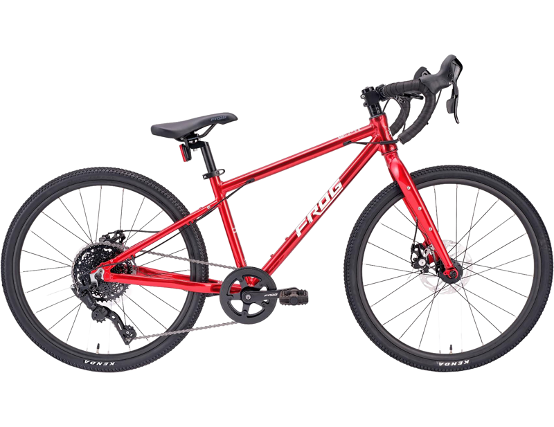 Balfes Bikes Frog Bikes Frog Gravel 61 Kids Gravel Bike 2026 in Racing Red | Free postage over £30, £10 off first order, price match & 0% finance.