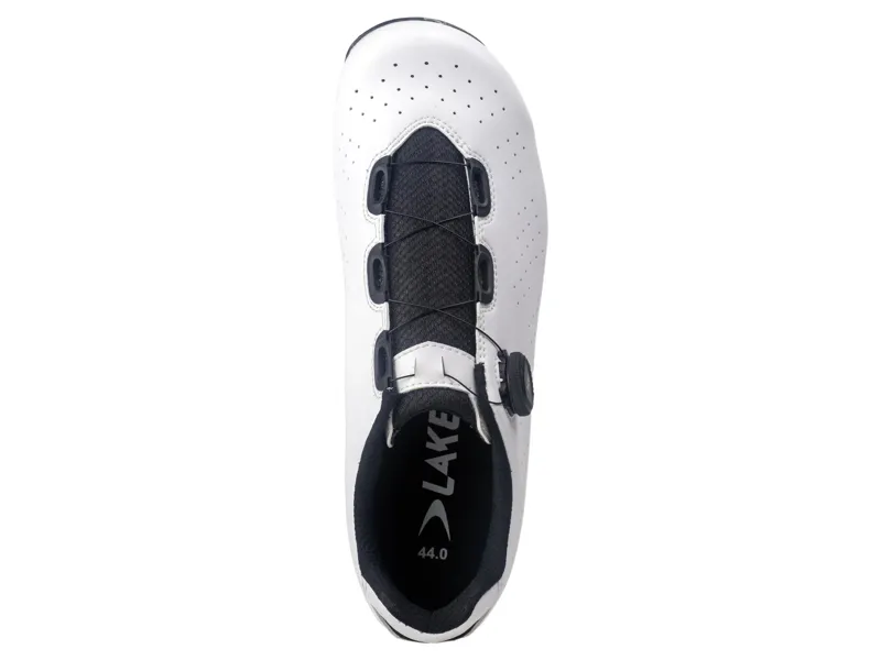 Lake CX178 Cycling Shoes in White Black-3