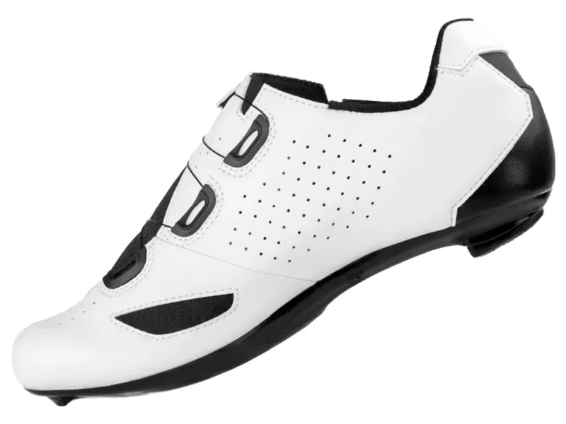 Lake CX190 Road Shoes in White Black-2