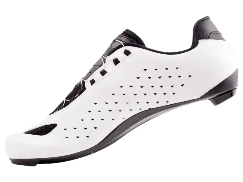 Lake CX219 Road Shoe in White Black-1
