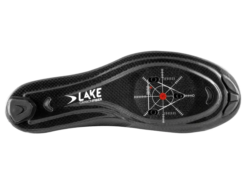 Lake CX219 Road Shoe in White Black-3