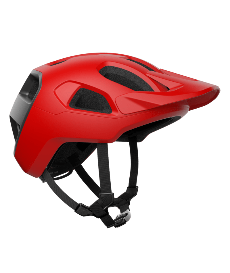 POC Cularis MIPS Air Node Helmet in Prismane Red Matt/Uranium Black Matt-2