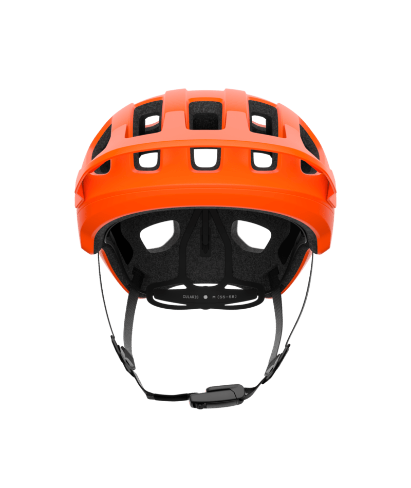 POC Cularis MIPS Air Node Helmet in Fluorescent Orange Matt/Uranium Black Matt-1
