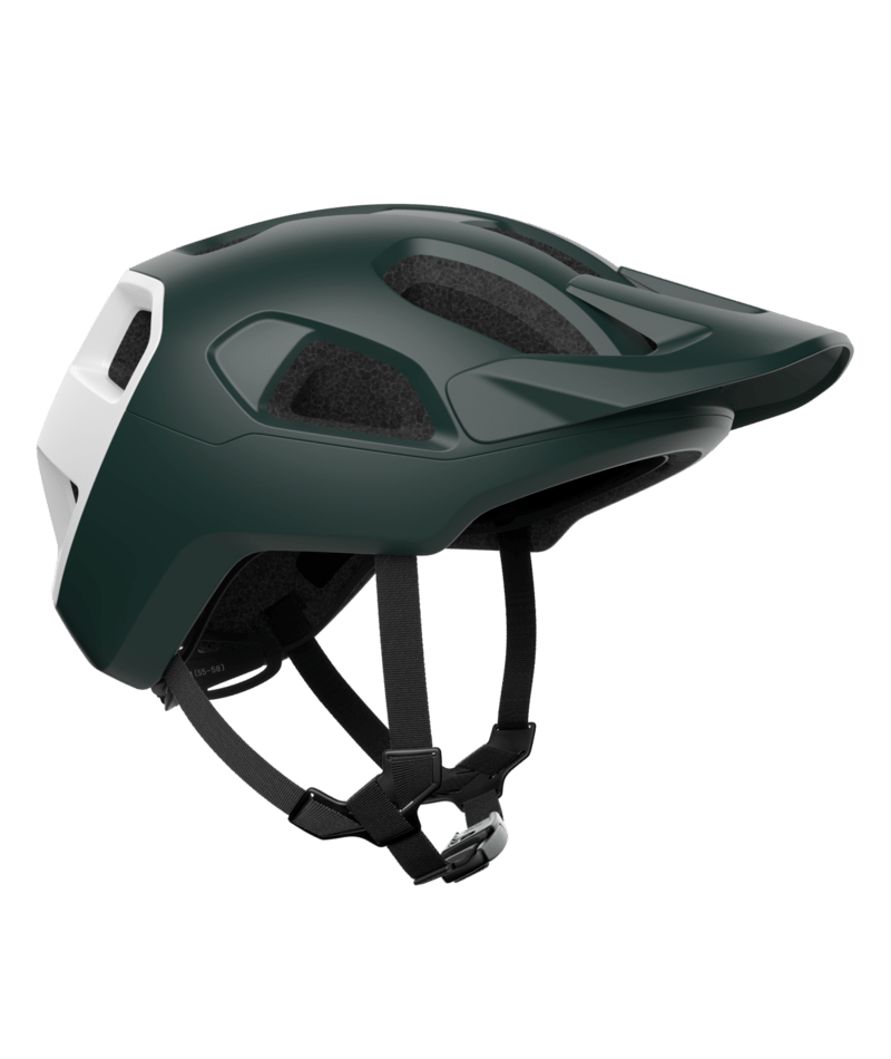 POC Cularis MIPS Air Node Helmet in Pargasite Green Matt/Hydrogen White Matt-2
