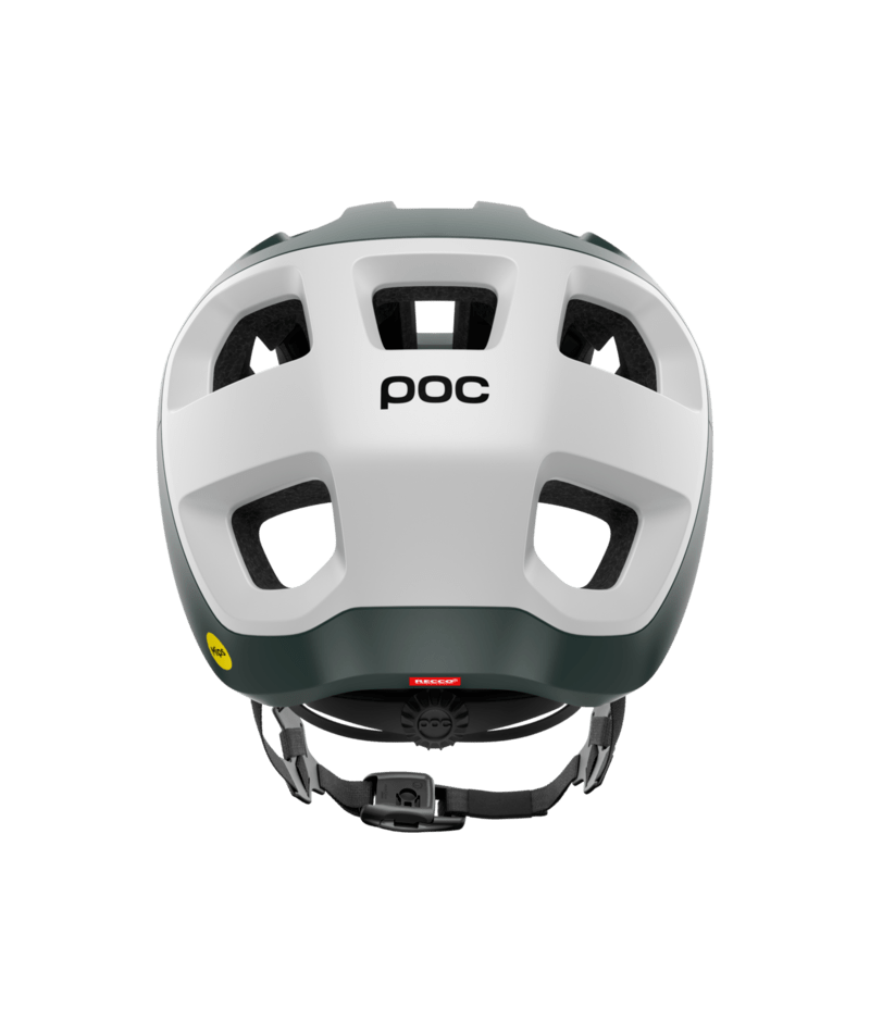 POC Cularis MIPS Air Node Helmet in Pargasite Green Matt/Hydrogen White Matt-3
