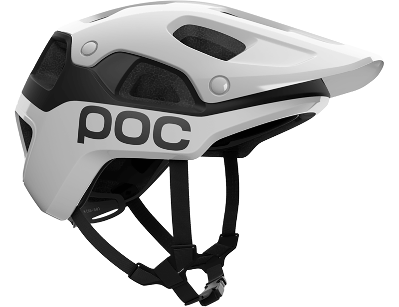 POC Cularis Pure MTB Helmet in Hydrogen White/Uranium Black Matt