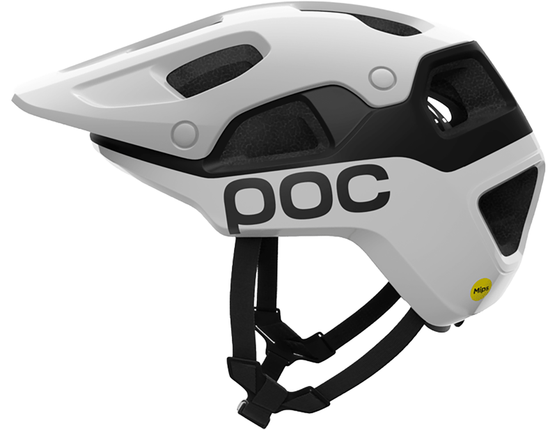 POC Cularis Pure MTB Helmet in Hydrogen White/Uranium Black Matt-1