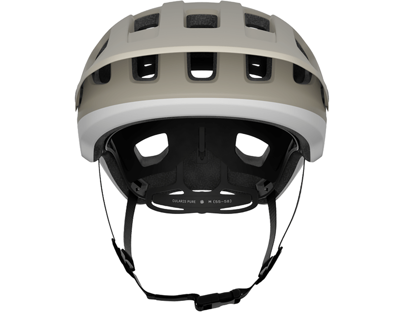 POC Cularis Pure MTB Helmet in Mineral Grey/Hydrogen White Matt-2
