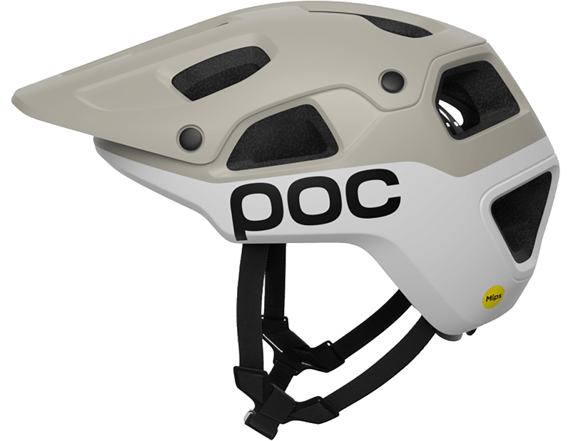 POC Cularis Pure MTB Helmet in Mineral Grey/Hydrogen White Matt-1