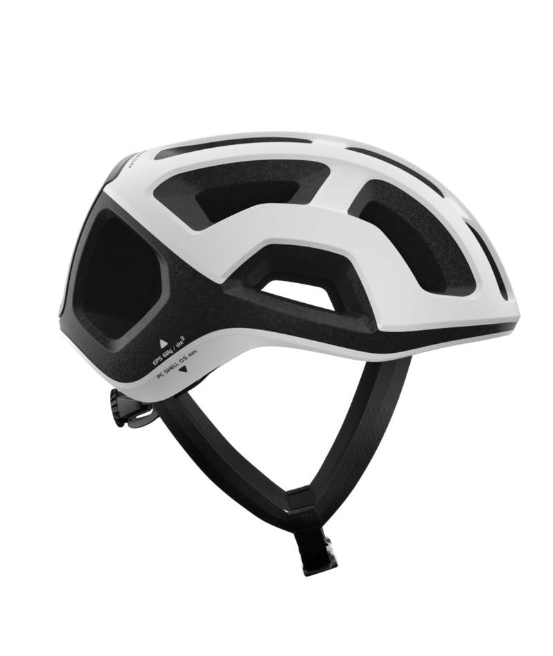POC Ventral Lite Helmet In Hydrogen White/Uranium Black Matt-2