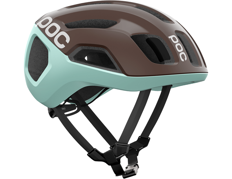 POC Ventral Air MIPS Road Helmet in Bronzite Brown Matt/Lazurite Blue Matt-1