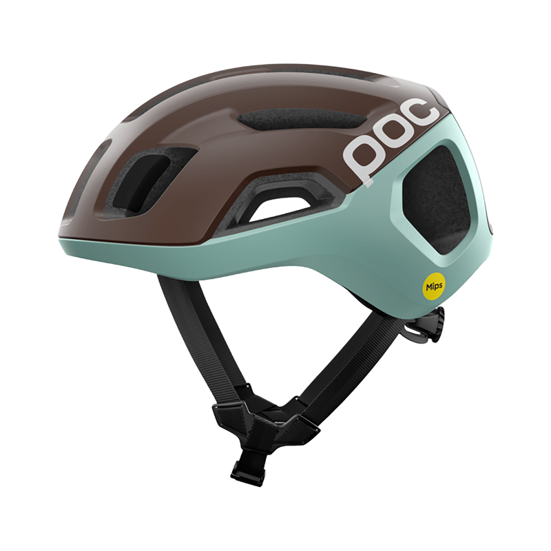 Balfes Bikes POC Ventral Air MIPS Road Helmet in Bronzite Brown Matt/Lazurite Blue Matt | Free postage over £30, £10 off first order, price match & 0% finance.