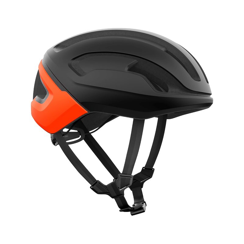 Balfes Bikes POC Omne Air MIPS Road Helmet in Uranium Black Matt/Fluorescent Orange Matt | Free postage over £30, £10 off first order, price match & 0% finance.