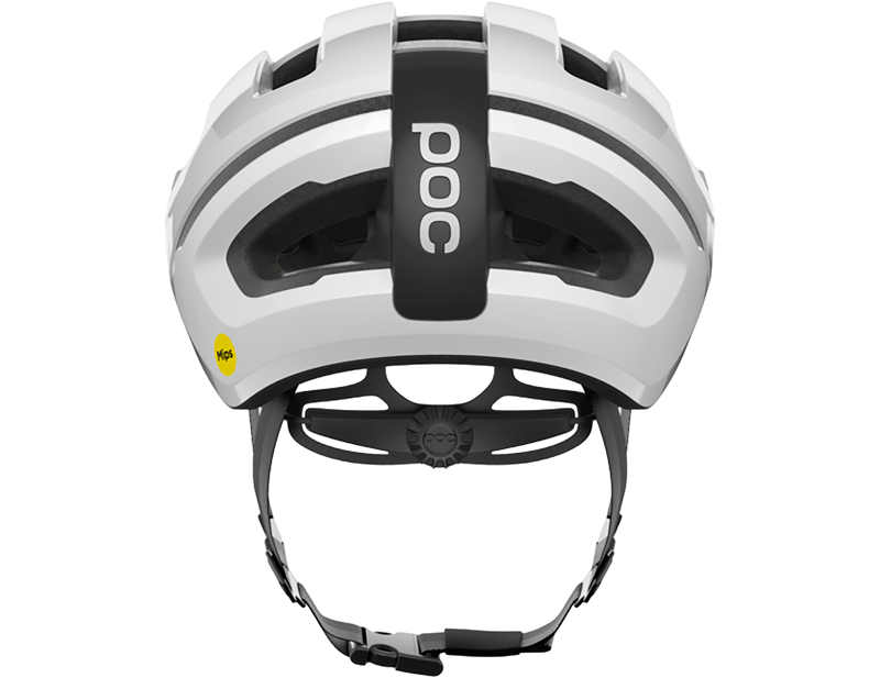 POC Omne Air MIPS Road Helmet in Hydrogen White/Uranium Black Matt w. Logo-3