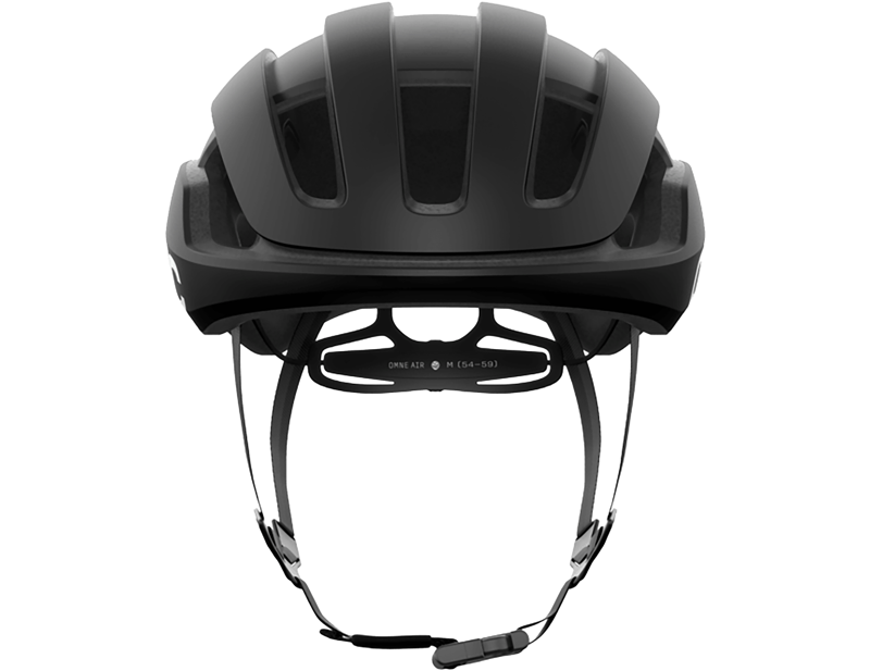 POC Omne Air MIPS Road Helmet in Uranium Black Matt/Hydrogen White w. Logo-2