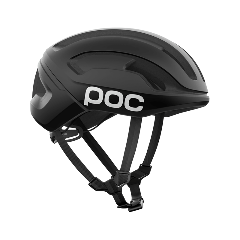 Balfes Bikes POC Omne Air MIPS Road Helmet in Uranium Black Matt/Hydrogen White w. Logo | Free postage over £30, £10 off first order, price match & 0% finance.
