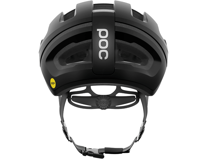 POC Omne Air MIPS Road Helmet in Uranium Black Matt/Hydrogen White w. Logo-3