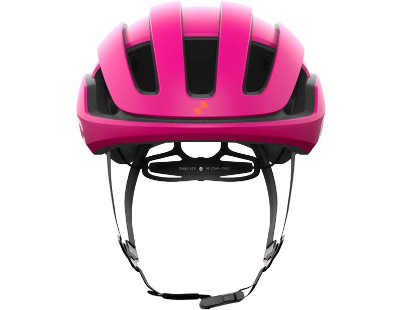 POC Omne Air MIPS Road Helmet in Rhos Red Matt/Citrine Yellow Matt-2