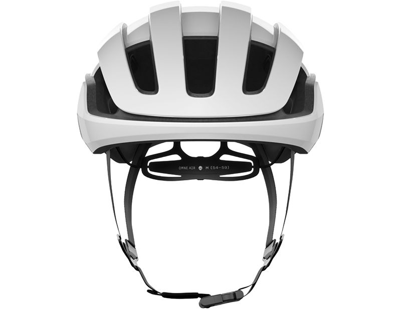 POC Omne Air MIPS Road Helmet in Hydrogen White/Fluorescent Orange-2